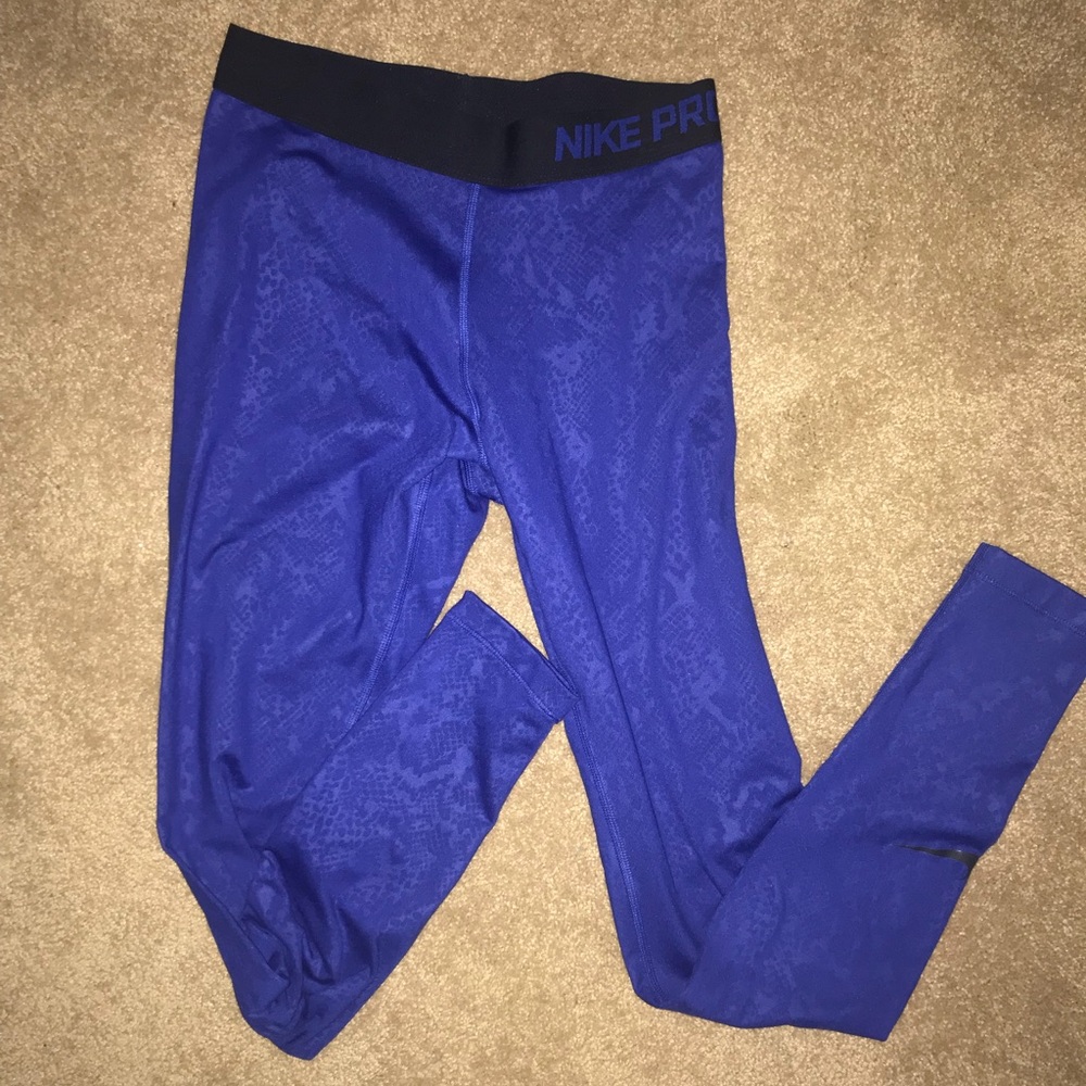Nike Pro drifit blue leggings
